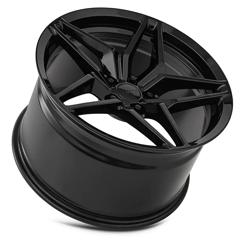 MRR M755 Gloss Black wheels for C8 Corvette Z51 Stingray Base