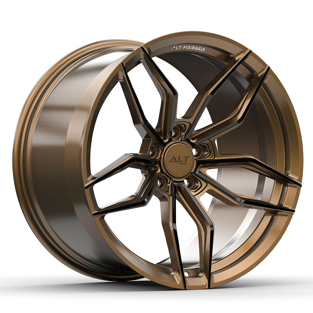 ALT17 Forged Bronze / Black Face wheels for C6 Corvette Base / Z51