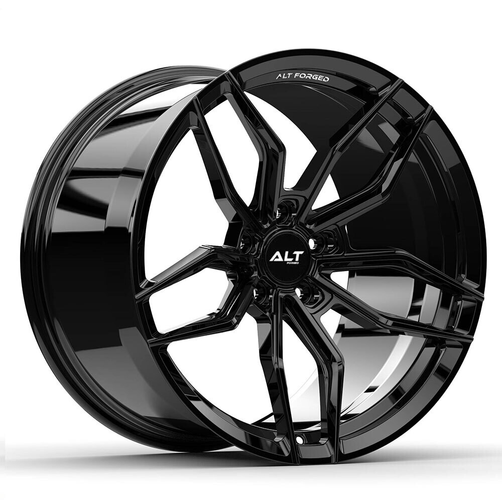 ALT17 Forged Gloss Black wheels for C6 Corvette Z06 / Grand Sport