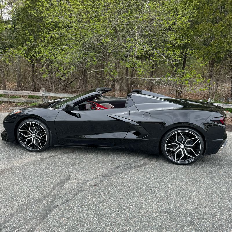 ALT20 Forged Gloss Black Machined Face wheels for C8 Corvette Z51