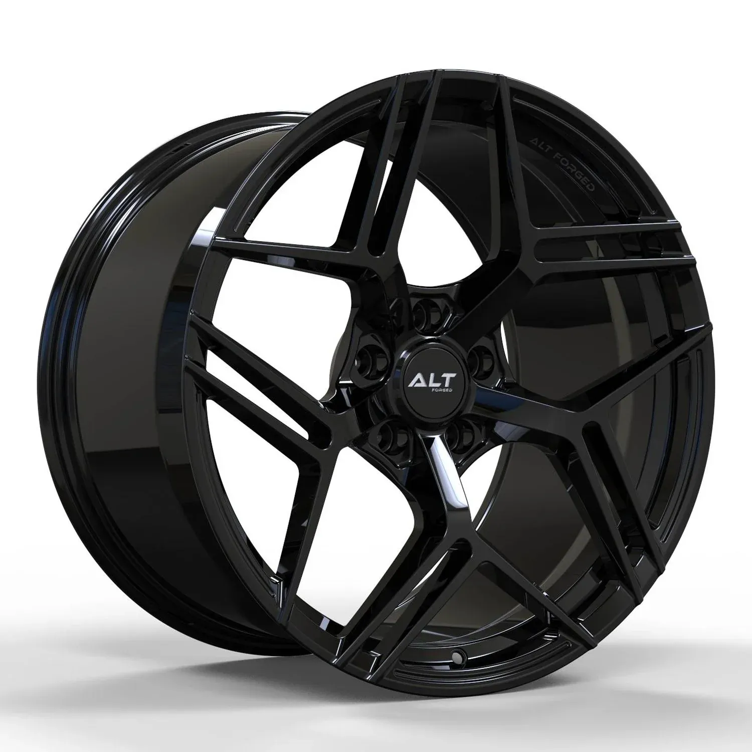 ALT12 Forged Gloss Carbon Flash wheels for C8 Corvette Z06 / E-Ray