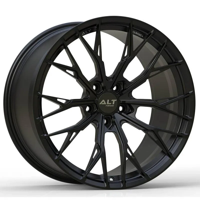 ALT10 Forged Gloss Black wheels for C8 Corvette Z51 Stingray