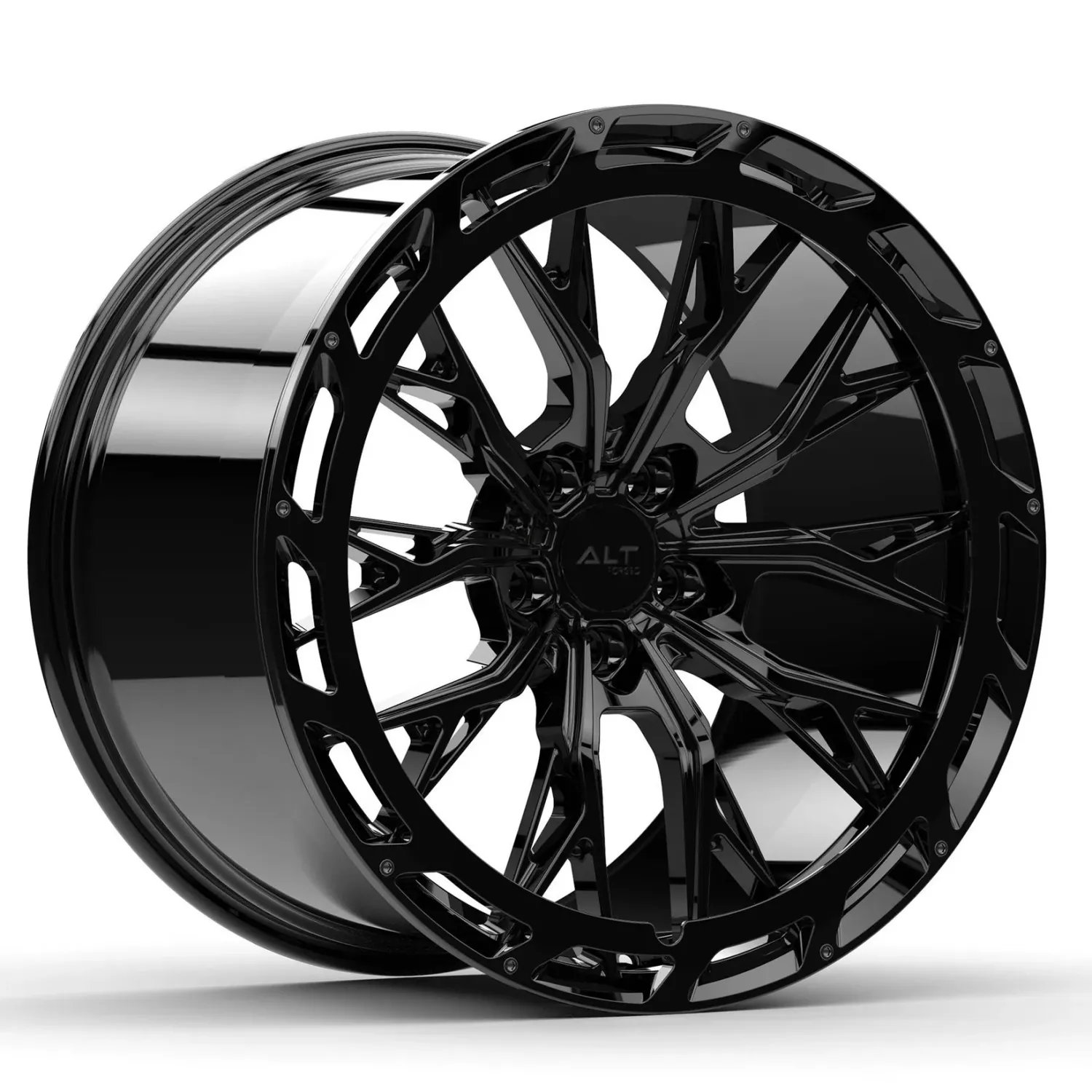 ALTR10 Forged Chrome Black wheels for C6 Corvette Stingray | Base