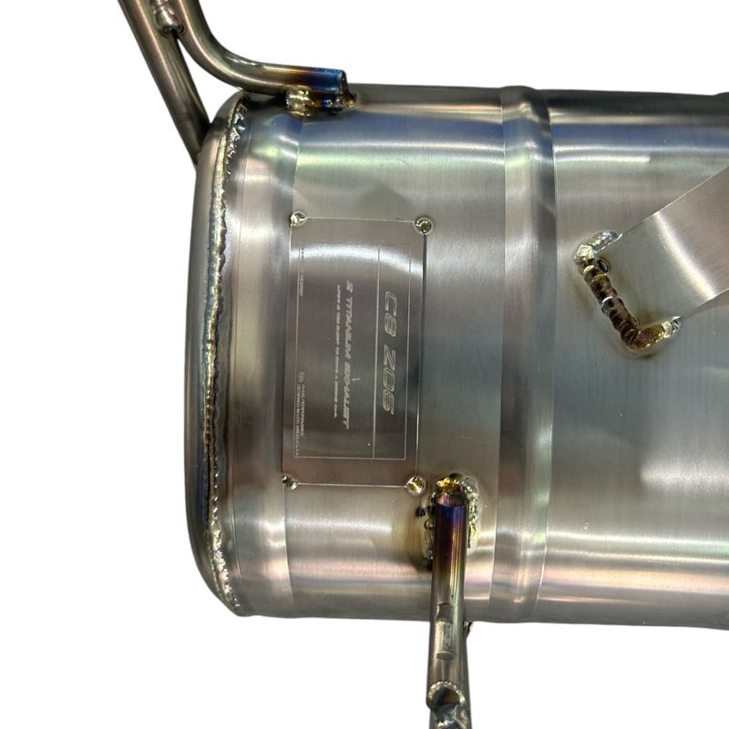 Purple Pure Performance Z Titanium Exhaust for C8 Corvette Z06