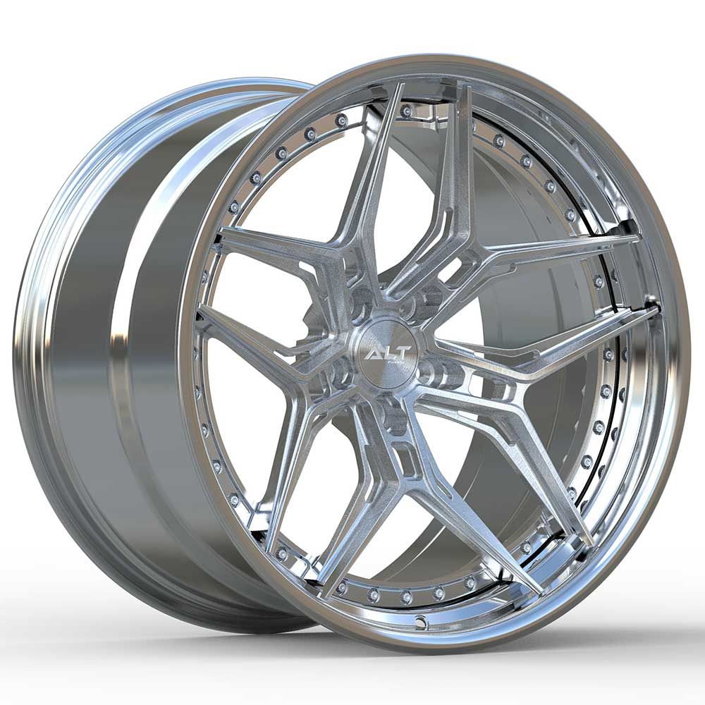 DL18 Forged 2-Piece wheels for C8 Corvette Z51 / Base