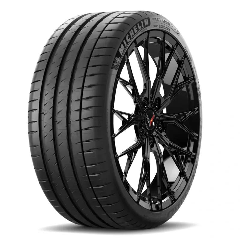 ALT10 Forged Gloss Black Wheel and Tire Package for C8 Corvette