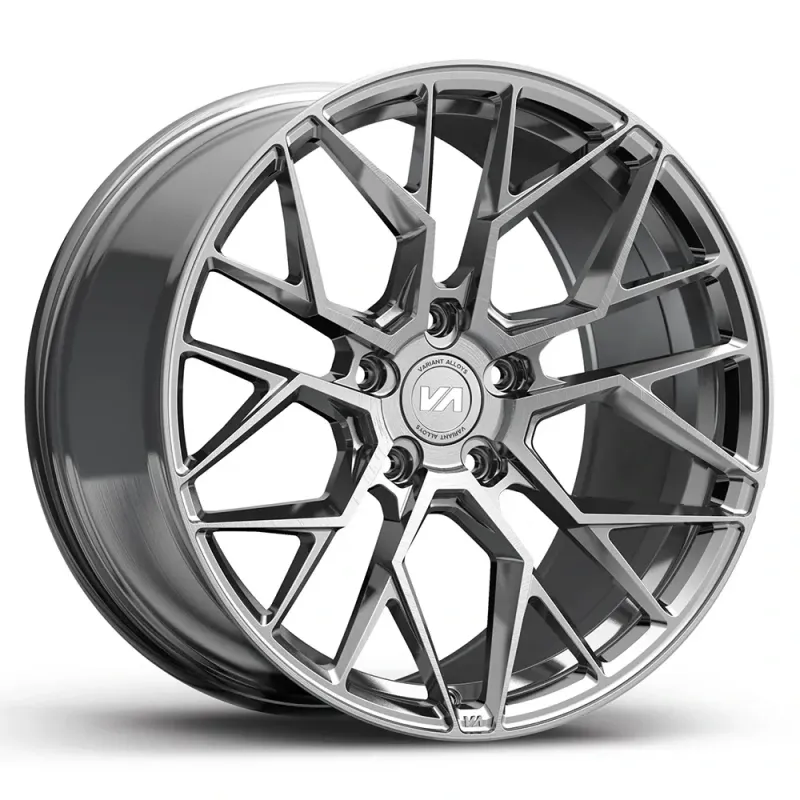 Variant Radon Brushed Titanium Face wheels