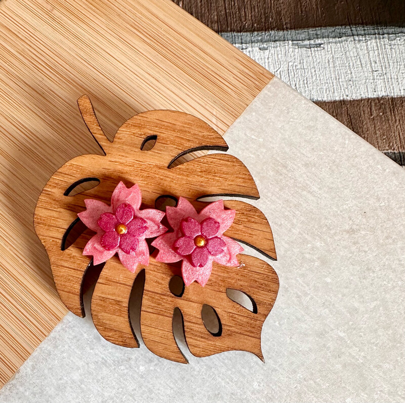 Cherry Blossom Studs