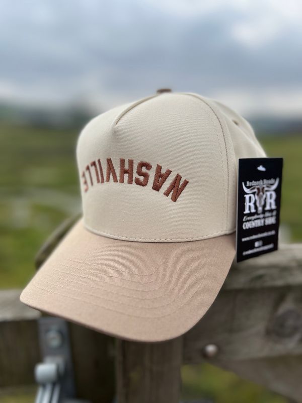 NASHVILLE Two-Toned Embroidery Baseball Trucker Hat
