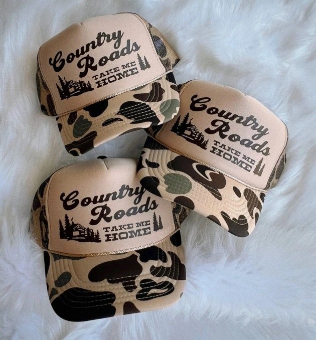 Country Roads Foam Trucker Cap