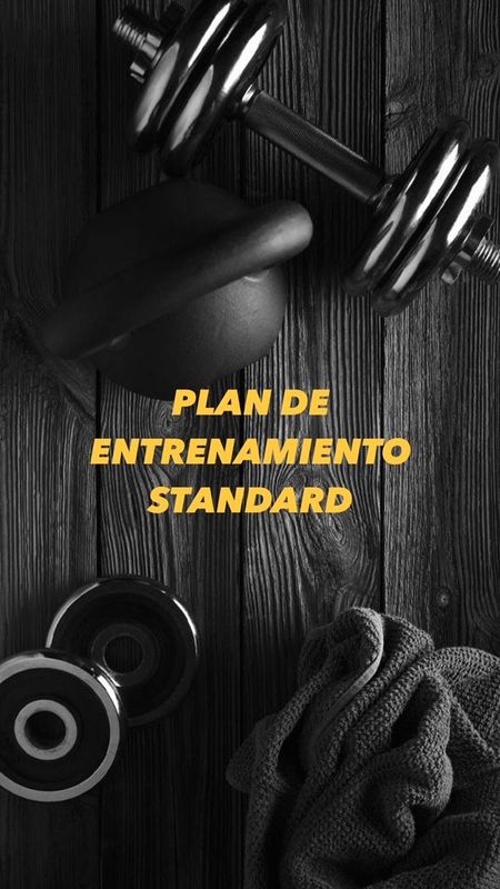 Plan de entrenamiento generalizado para hipertrofia