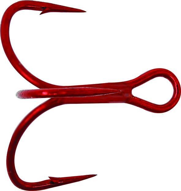 KVD elite point treble hooks