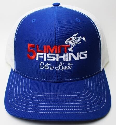 5Limit Fishing Logo Snapback Hat