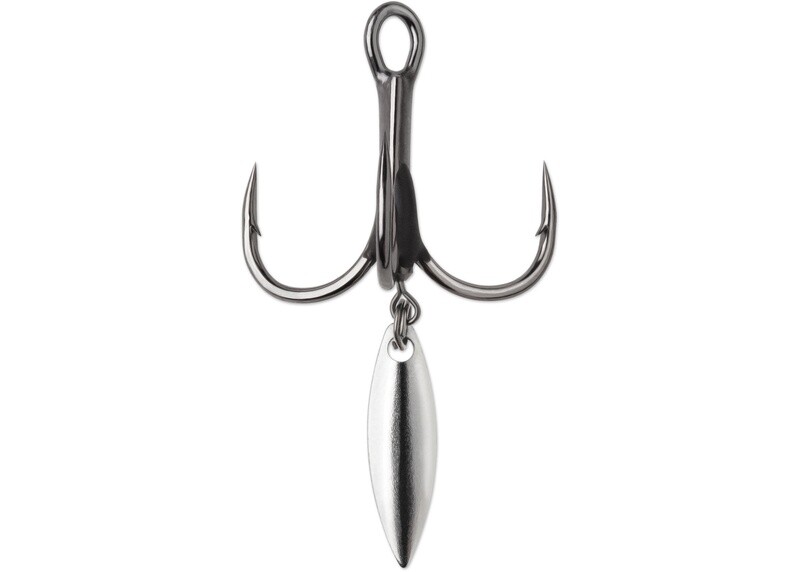 Bladed Hybrid Short Shank Treble Hook