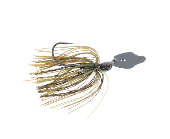 Tungsten Thunder Cricket Vibrating Jig, Color: Blue Craw, Size: 3/8 oz