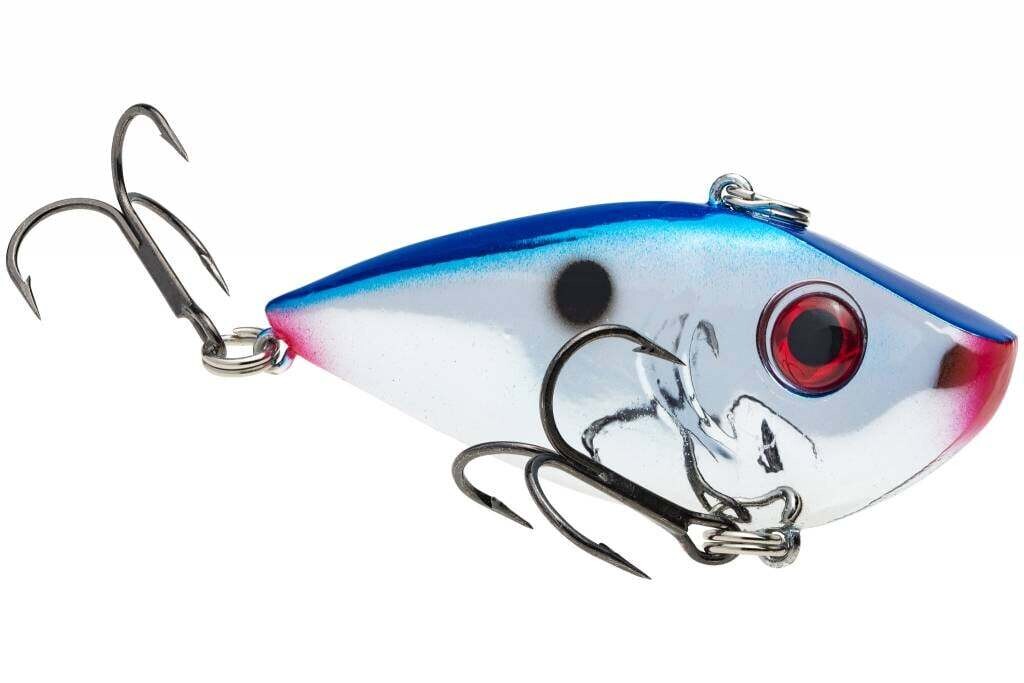 Red Eyed Shad, Color: Chrome Blue, Size: 1/4 Oz