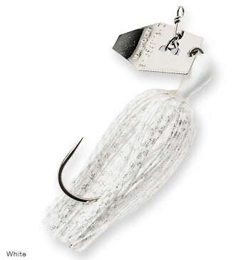 ChatterBait Elite Bladed Swim Jig , Color: white, Size: 3/8 Oz