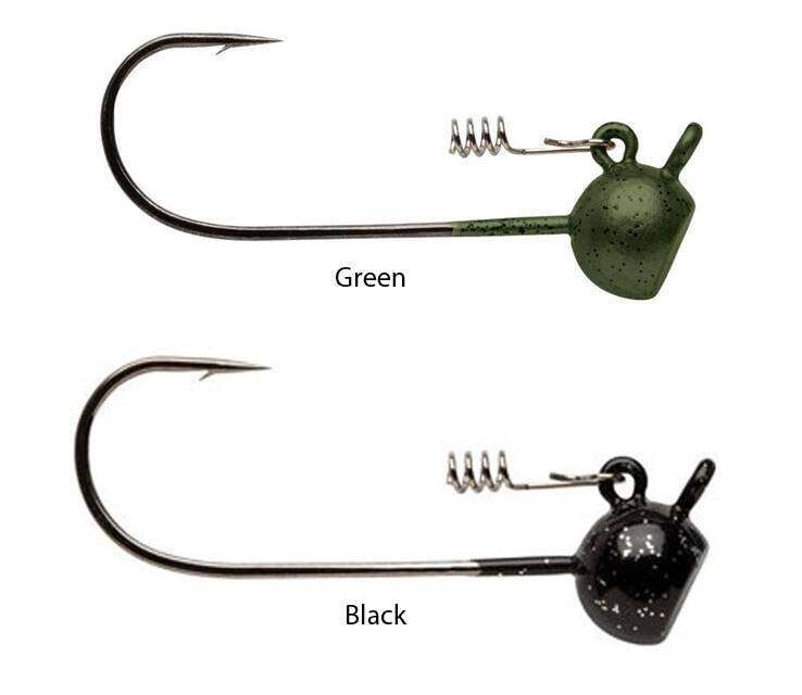 STAND UP SHAKY HEAD, Color: Green Pumpkin, Size: 3/16