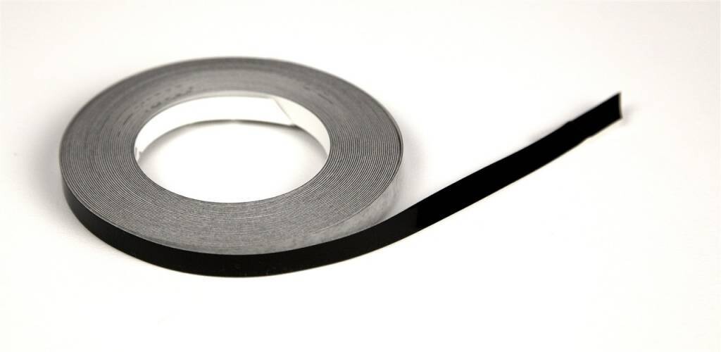 NITESTRIPE REFLECTIVE PIN STRIPE 1/4 W, 24&quot; L, Color: BLACK