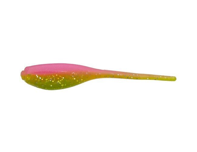 Baby Shad, Color: Electric Chicken