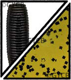 DT- Hula Grub, Color: Watermelon Black Flake, Size: 4&quot;