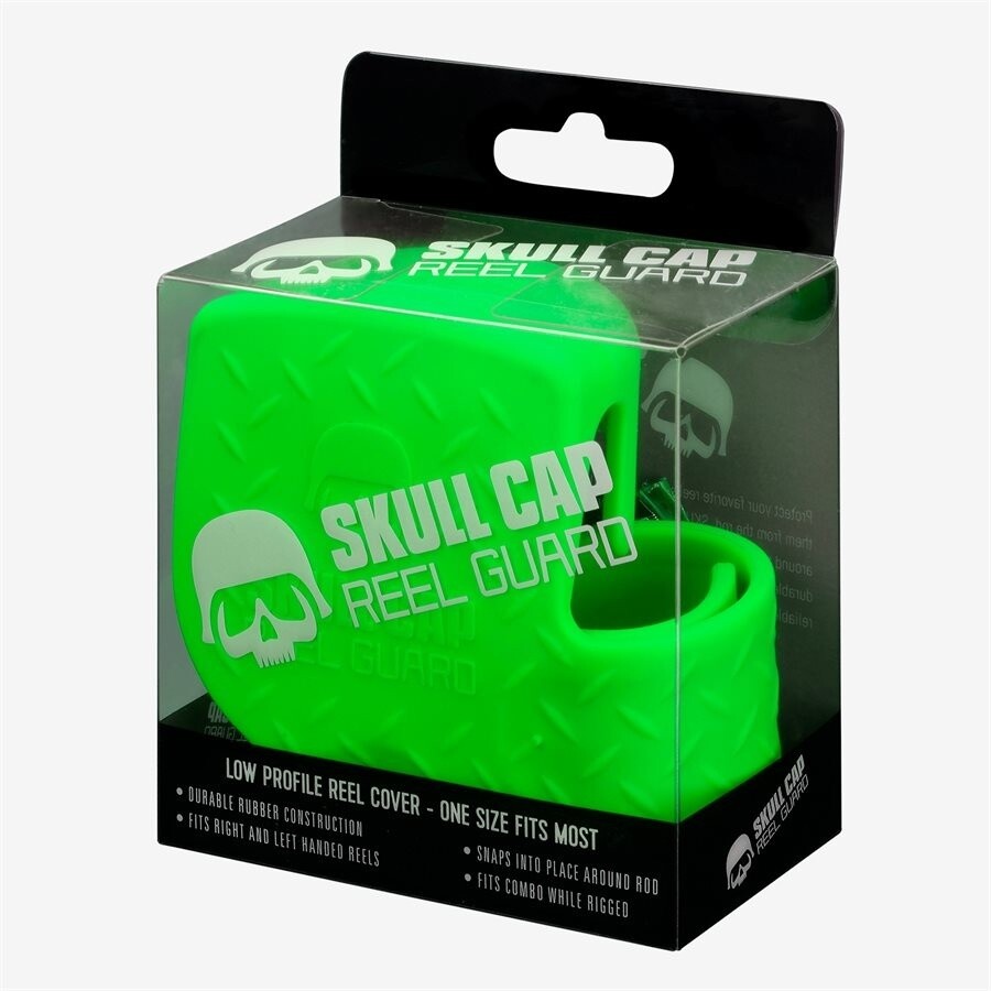 Skull Cap Casting Reel Cover, Color: Lime