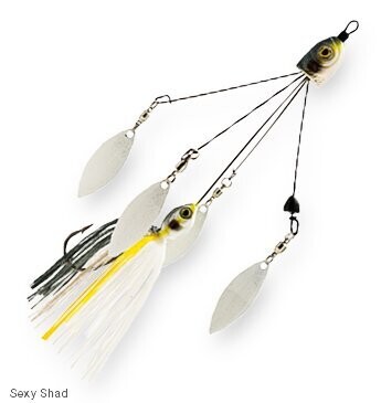 Quadzilla Spinnerbait, Color: Sexy Shad