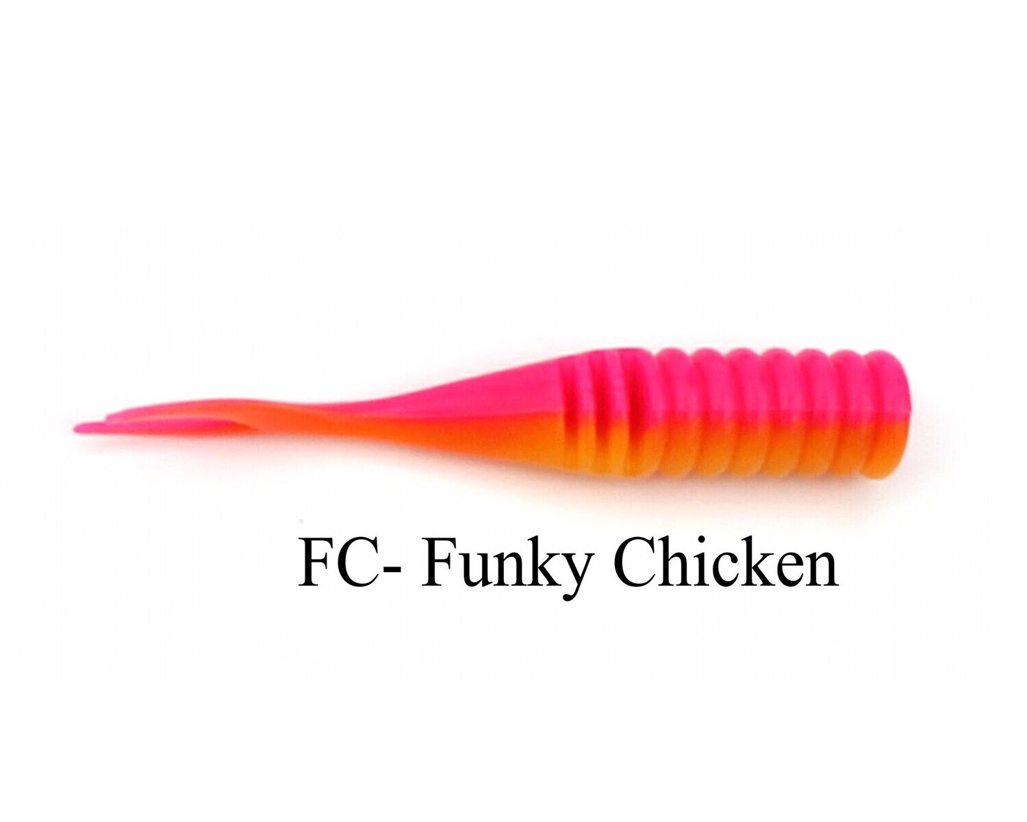 Mermaid Jig, Color: Funky Chicken, Size: 2&quot;
