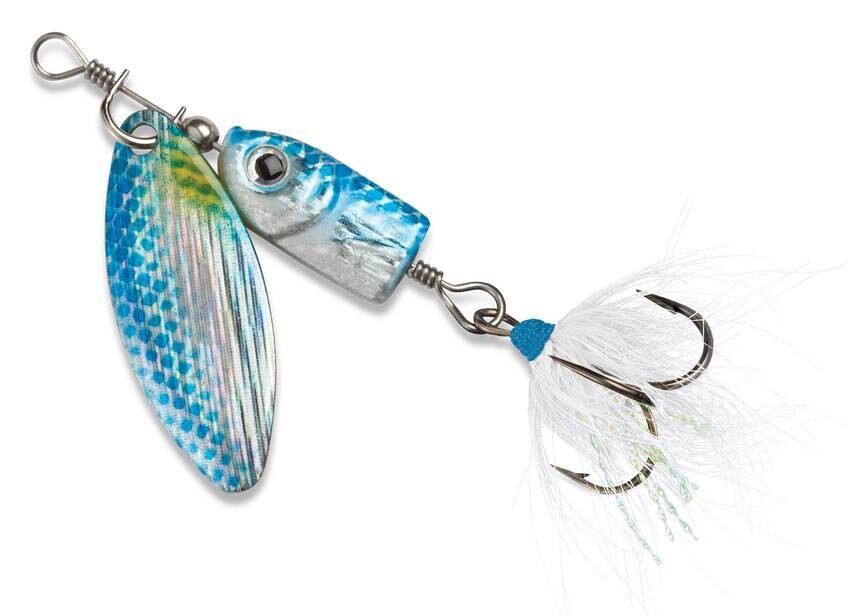 Flash Spinner, Color: Blue Shad, Size: 1/8 oz