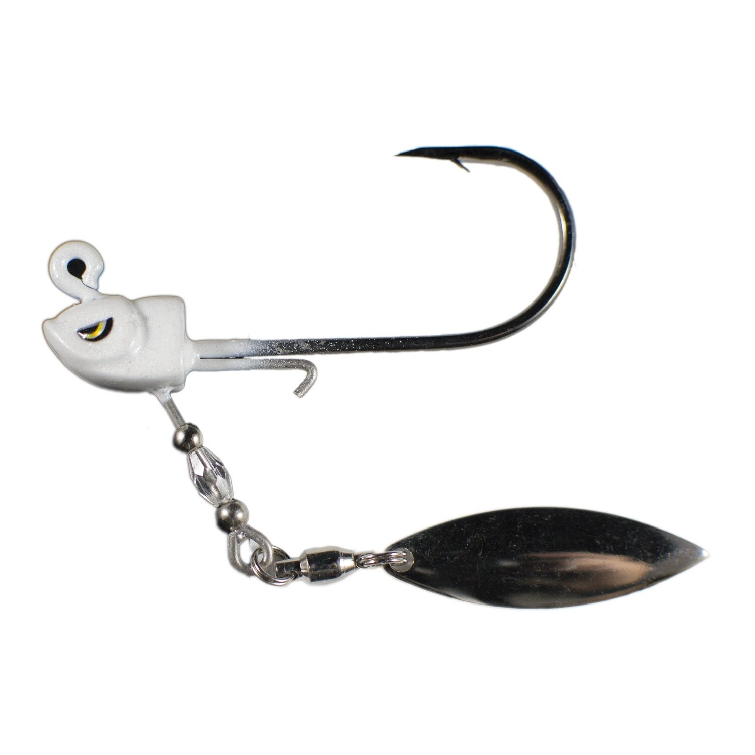 Eco Pro Tungsten Trokar Thunder Spin, Color: Pearl, Size: 1/4 oz