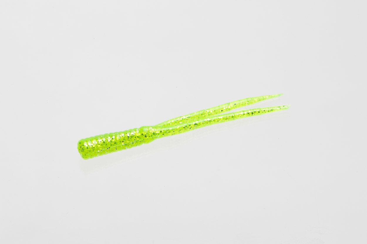 Split Tail Trailer, Color: Chartruese Glitter, Size: 4&quot;
