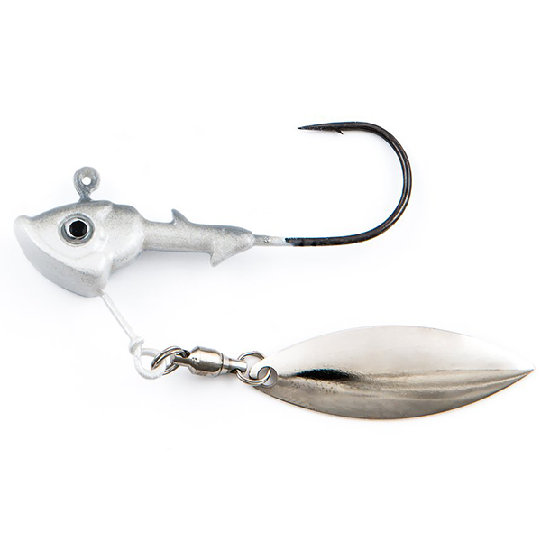 Stand Up Fish Head Spin, Color: Albino, Size: 1/4 oz