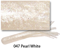 Fat Tube 3.5&quot; 10pk, Color: Pearl White
