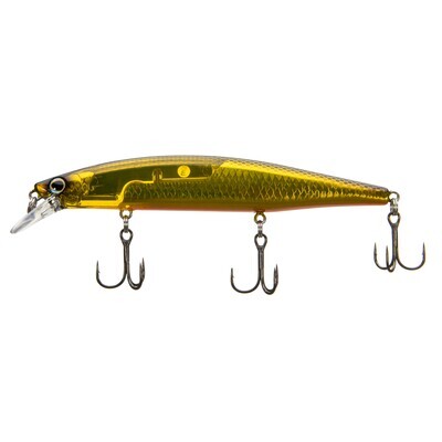 World Minnow 115SP, Size: Black Gold