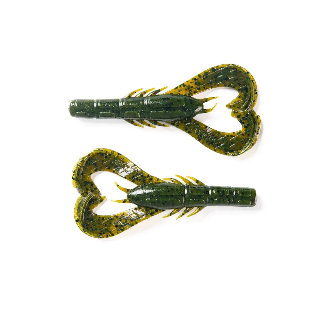 Krackin&#39; Craw, Color: Green Pumpkin, Size: 3&quot;