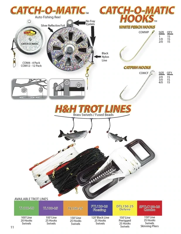 Floating Trot Line 120&#39;-25