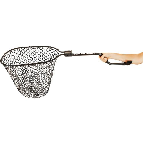 Leverage Landing Net, 20&quot; X 21&quot; hoop, 46&quot; long, with extension and foam for storing in rod holder