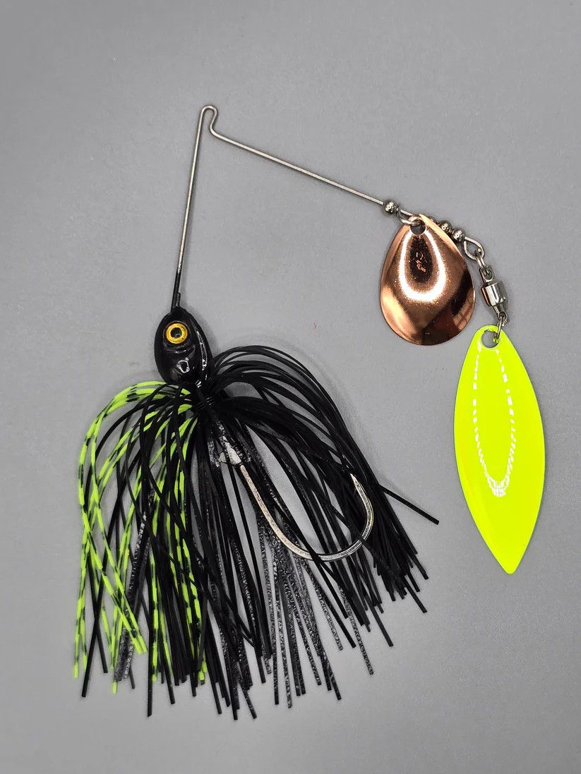 1/4 Custom Spinnerbait, Color: River Classic, Size: 1/4 oz