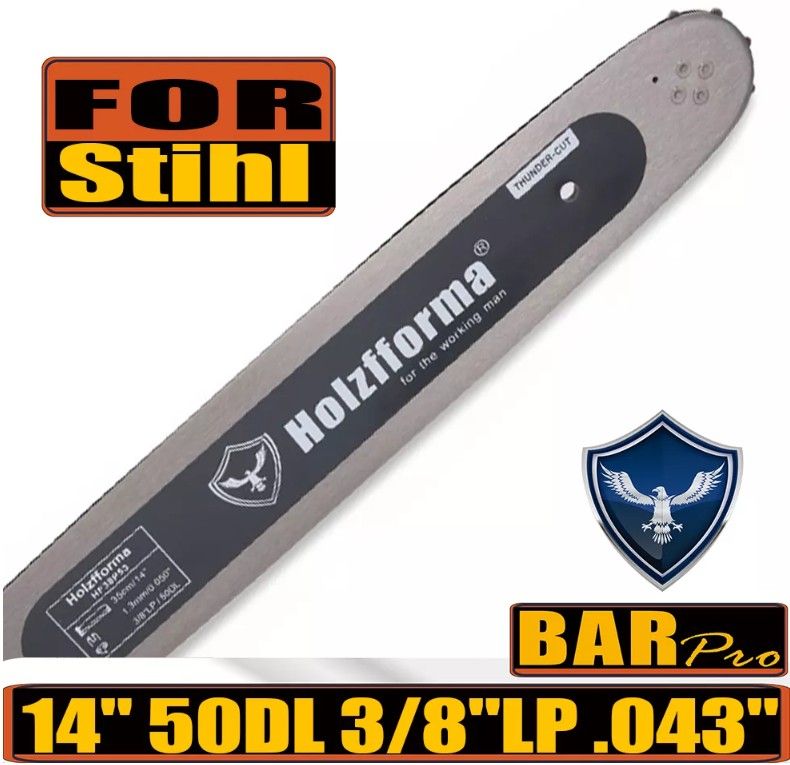 14" Bar 3/8LP .043 50 Stihl Mini A074 Holzfforma