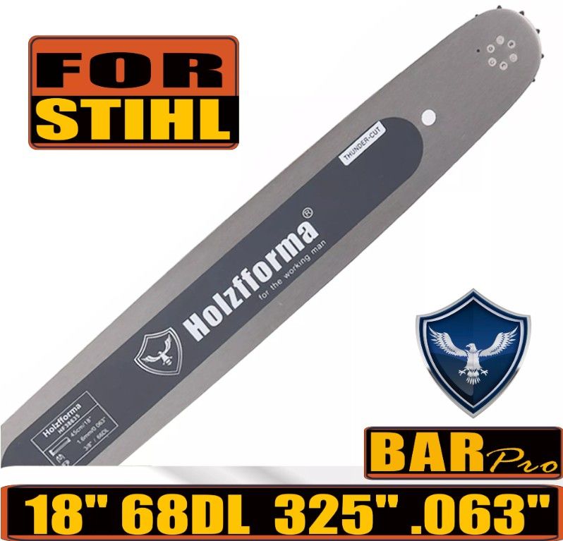 18" Bar .325 .063 68 Stihl Mini A074 Holzfforma