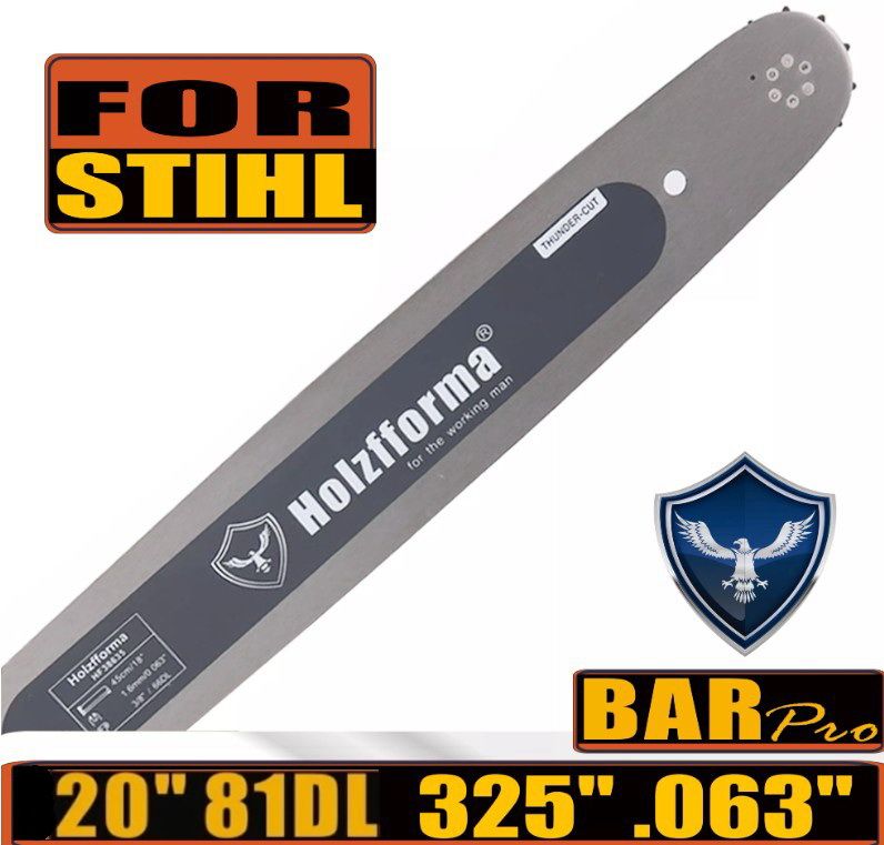 20" Bar .325 .063 81 Stihl Big D025 Holzfforma