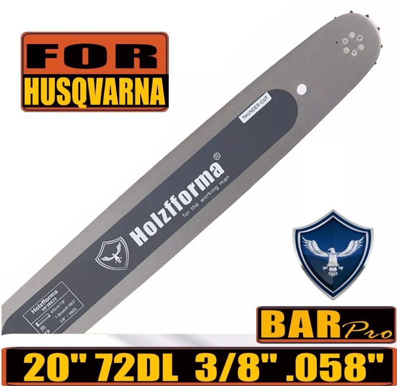20" Bar 3/8 .058 72 Husky Big D009 Holzfforma
