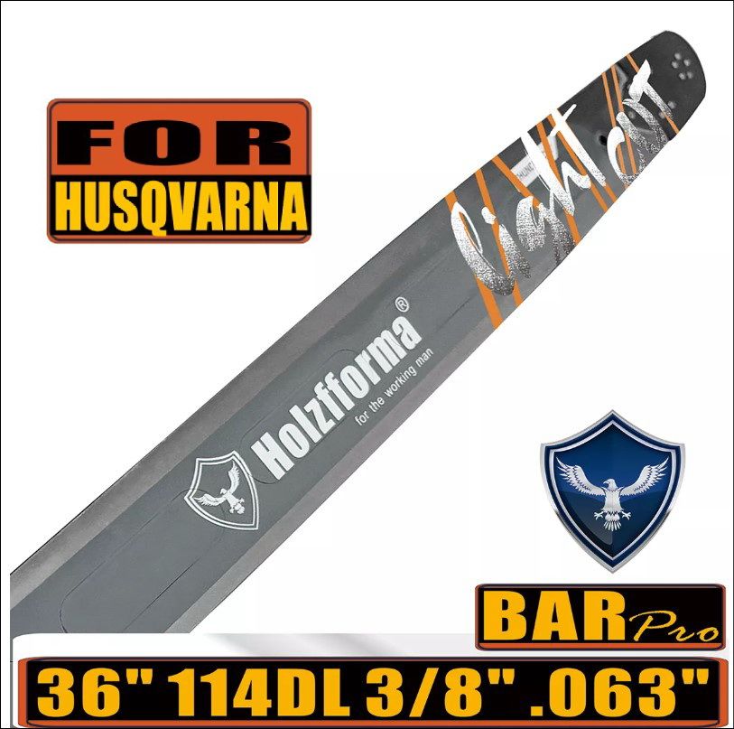 36" Bar 3/8 .063 114 Husky Big D009 LightCut Holzfforma