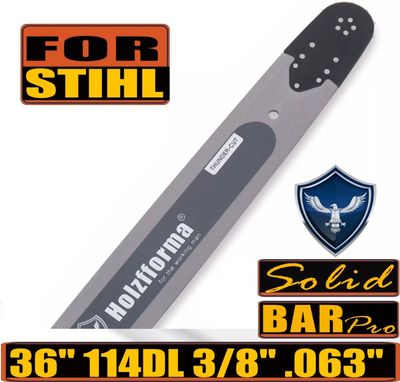 36" Bar 3/8 .063 114 Stihl Big D025 Holzfforma