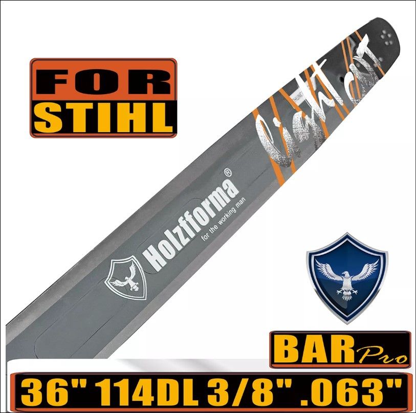 36" Bar 3/8 .063 114 Stihl Big D025 LightCut Holzfforma