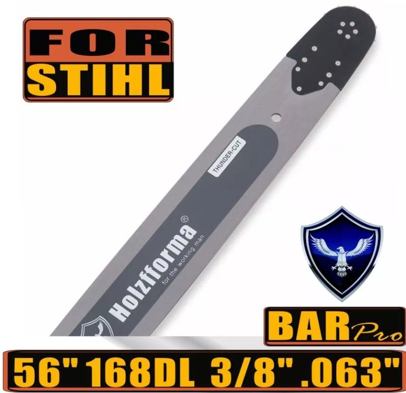 56" Bar 3/8 .063 168 Stihl Big D025 Holzfforma