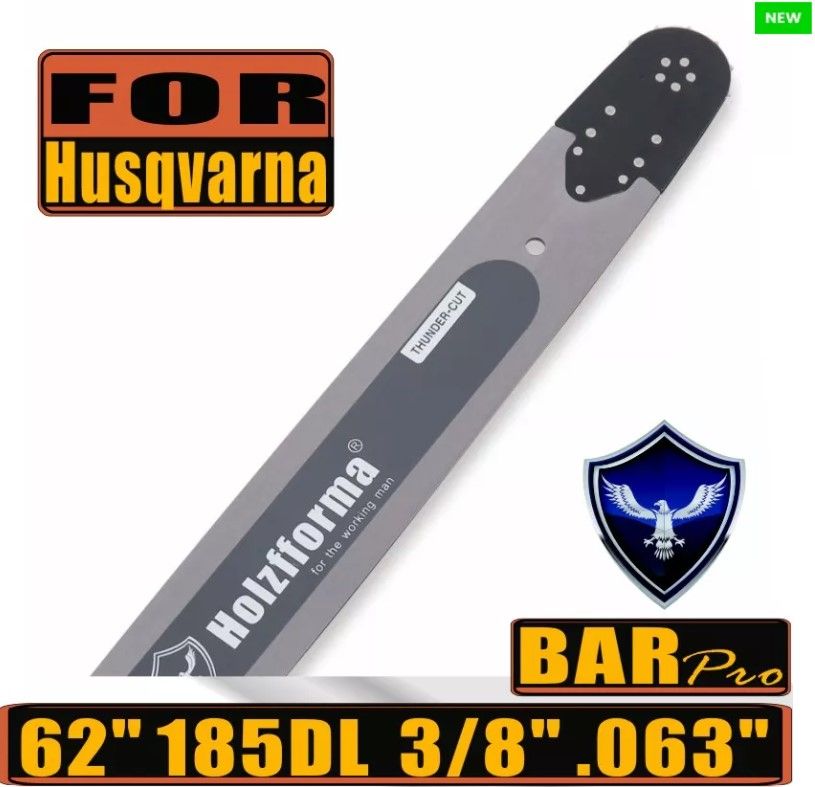62" Bar 3/8 .063 185 Husky Big D009 Holzfforma