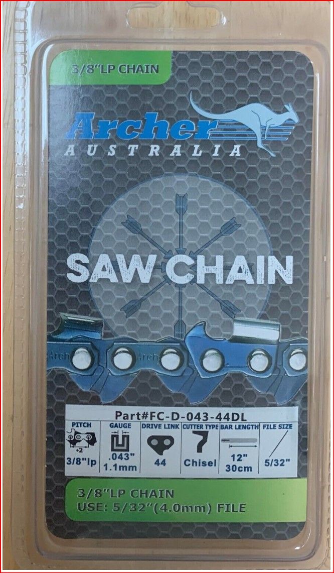 10" Chain 1/4 Full Comp .050 60 SC Archer