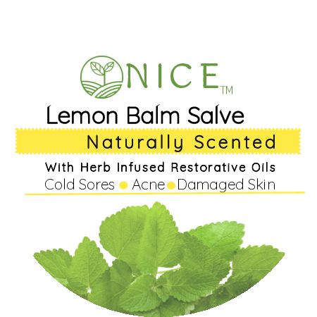 Nice Lemon Balm Salve