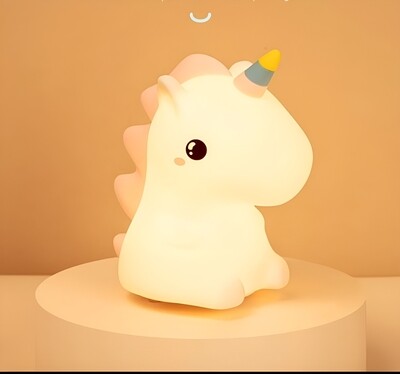 Rainbow Unicorn Silicone Nightlight with Remote